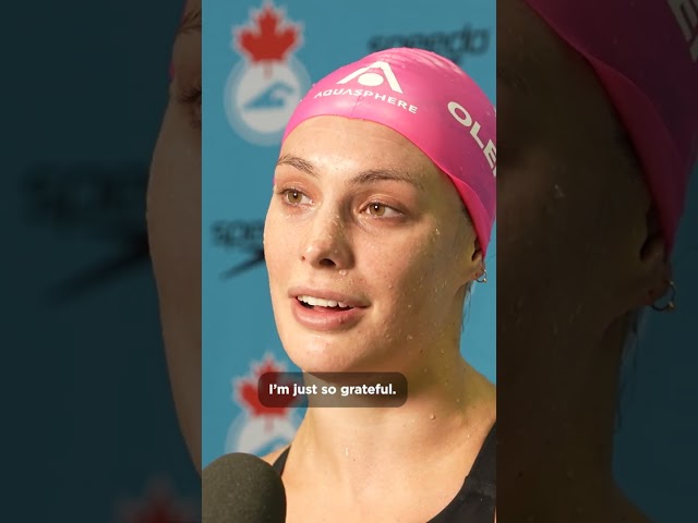 Penny Oleksiak on enjoying the pool and swimming free | CBC Sports