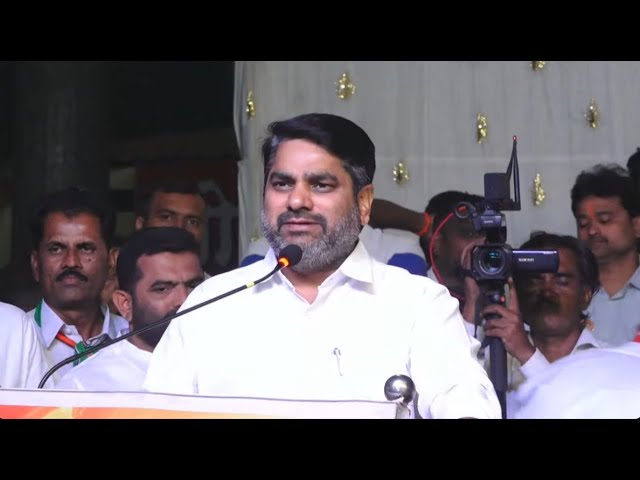 Shahu Maharaj Live : शाहू महाराजांच्या प्रचारासाठी कागलमध्ये मविआची सभा | ABP Majha