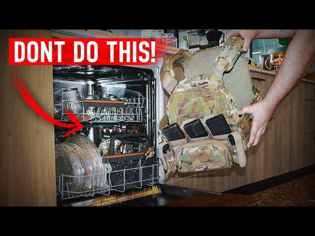 The ONLY way to clean your Plate Carrier