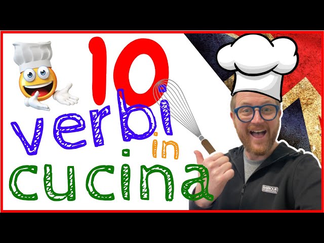 10 Cooking Verbs in INGLESE!!