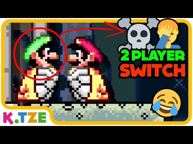 Super Mario 2 Player Gameplay 😳😂 Co-Moderator | K.Tze