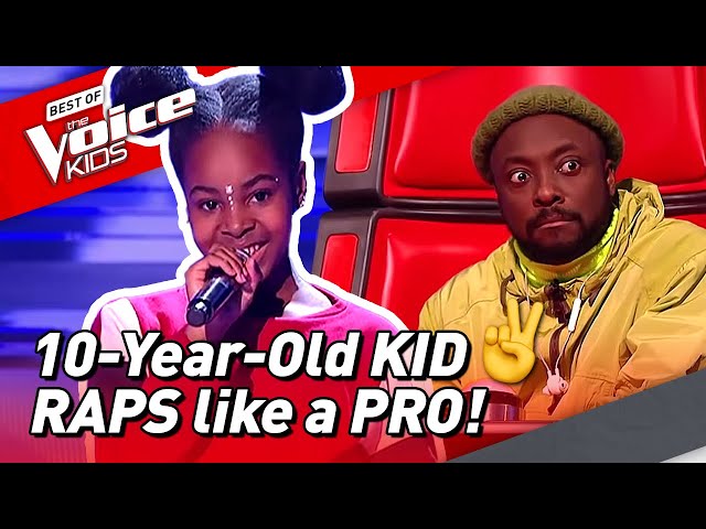 10-Year-Old RAPS like a real PRO in The Voice Kids! ✌