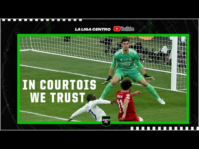 Thibaut Courtois spoke to Gemma Soler during VAR check in Champions League Final | LaLiga Centro