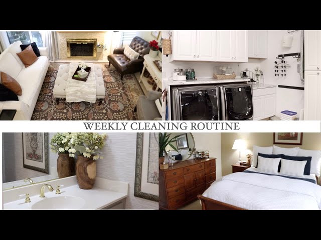 WEEKLY CLEANING ROUTINE | CLEANING MOTIVATION | GET IT ALL DONE IN 15 MINUTES A DAY