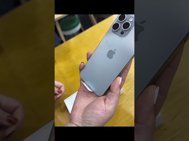 iPhone 15 pro max unboxing by customer 🥳