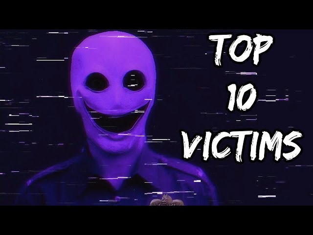 Top 10 FNAF Purple Guy Victims