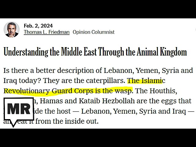 New York Times Publishes Shockingly Racist OpEd By Thomas Friedman