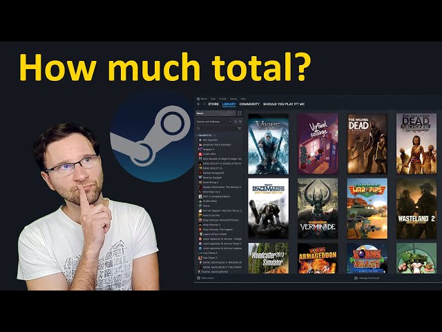 How to find the total value of your Steam Account? TUTORIAL