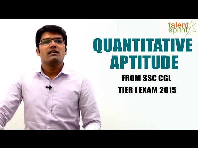 SSC CGL Refresher 2016 | Quantitative Aptitude | TalentSprint
