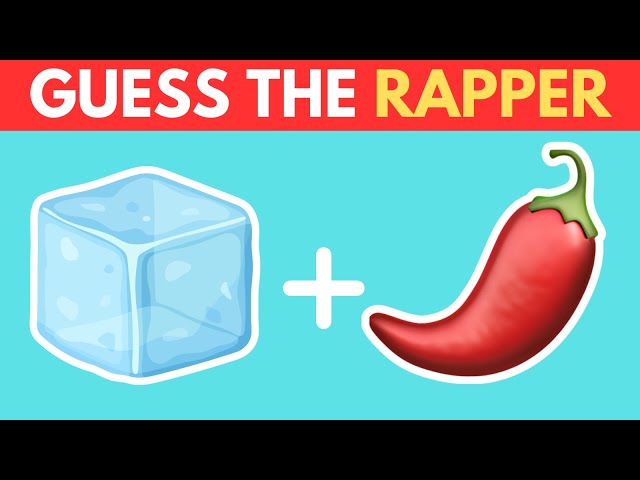 Guess The Rapper by Emoji | Music Quiz 🎵