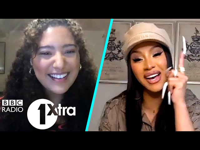 Cardi B talks sex with offset, lockdown life, Meg Thee Stallion + more with Tiffany Calver on 1Xtra