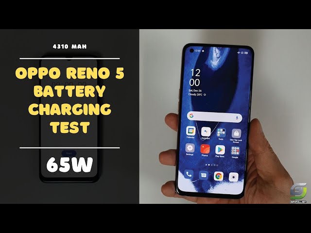 Oppo Reno 5 Battery Charging test 0% to 100% | 65W fast charger 4310 mAh mAh