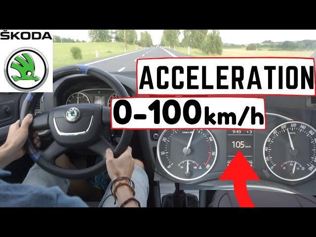 ⏩SKODA OCTAVIA ACCELERATION🚗: 0–100 km/h [🚨TOP speed to 205 km/h] – Engine sound🔥 {Mk2, 1.8 TSI}
