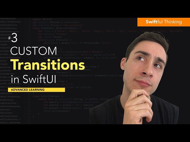 How to create custom Transitions in SwiftUI | Advanced Learning #3