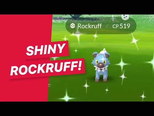 SHINY ROCKRUFF in Pokémon GO!