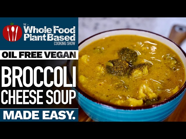 VEGAN BROCCOLI CHEESE SOUP 🥣 Creamy delicious soup for the soul!