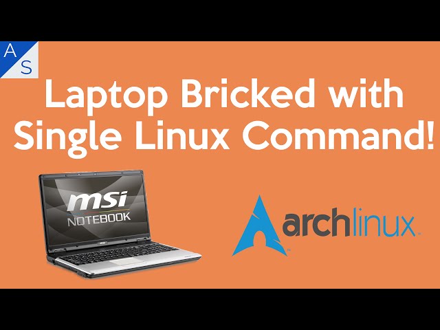Laptop Bricked with Single Linux Command!