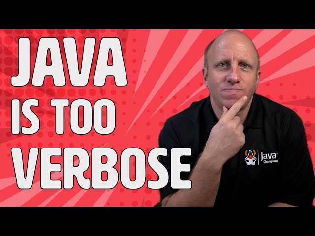 Java is slow and verbose (or so they say)