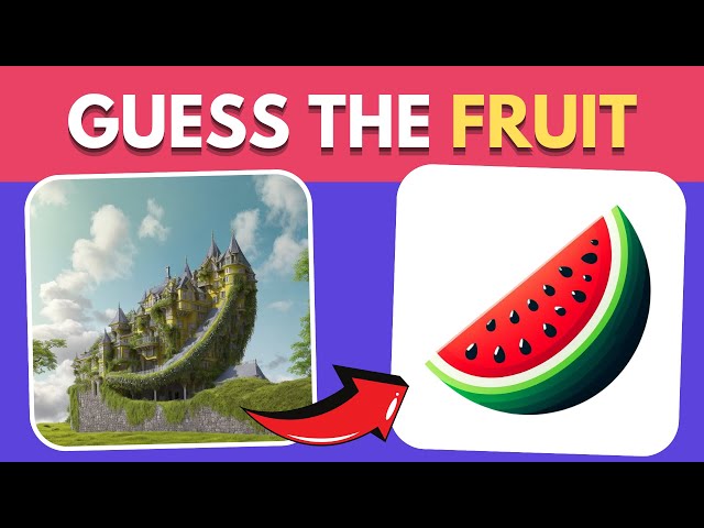 Guess Fruits and Vegetables by ILLUSION - 🍎🥑🍌 Easy, Medium, Hard Levels