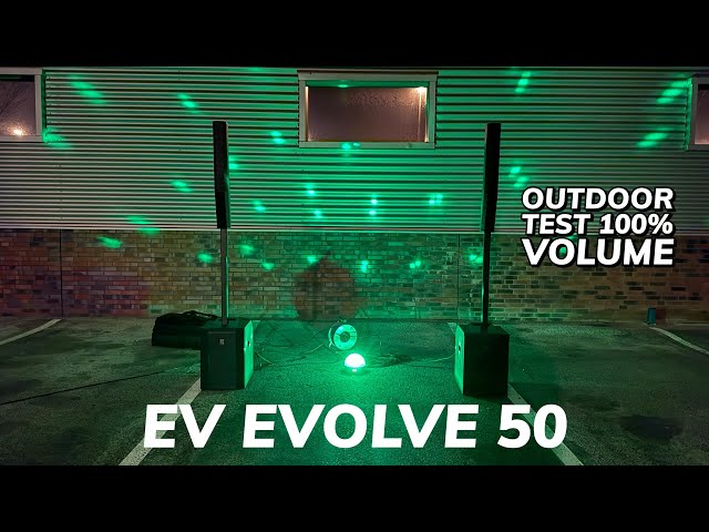 Ev Evolve 50 Outdoor test 100% Volume