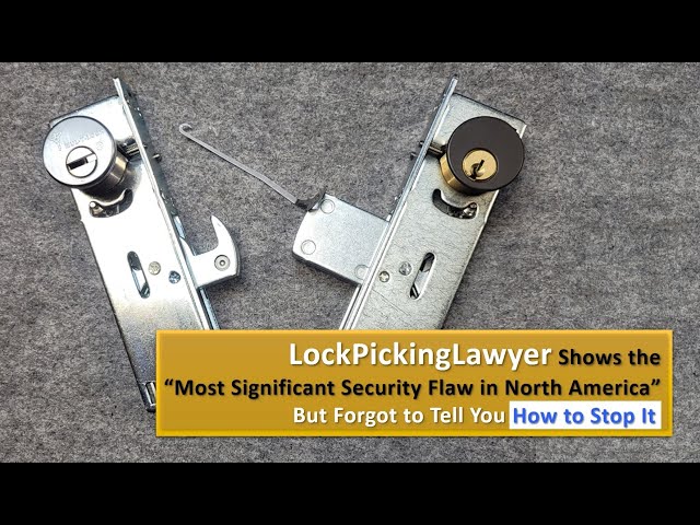 Lockpicking Lawyer Defeated - Stop this Storefront Attack