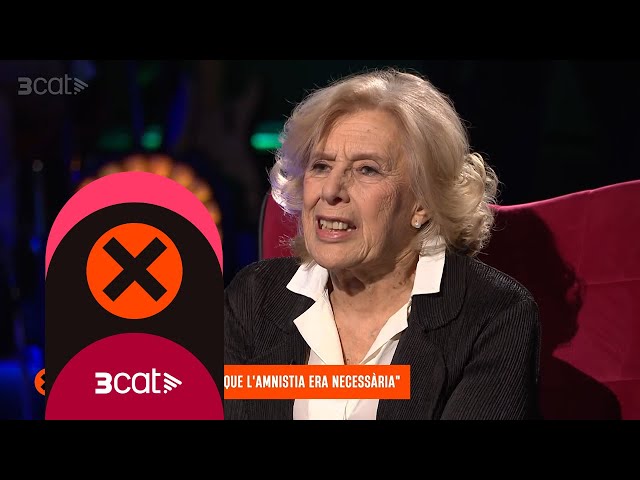 Manuela Carmena: "Crec que l'amnistia era necessària" - Col·lapse