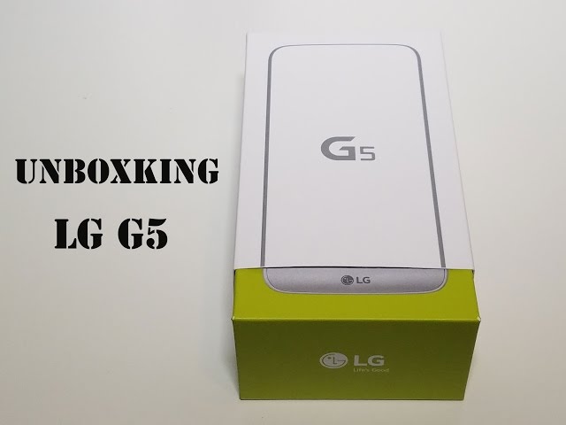 LG G5 Unboxing | First Look