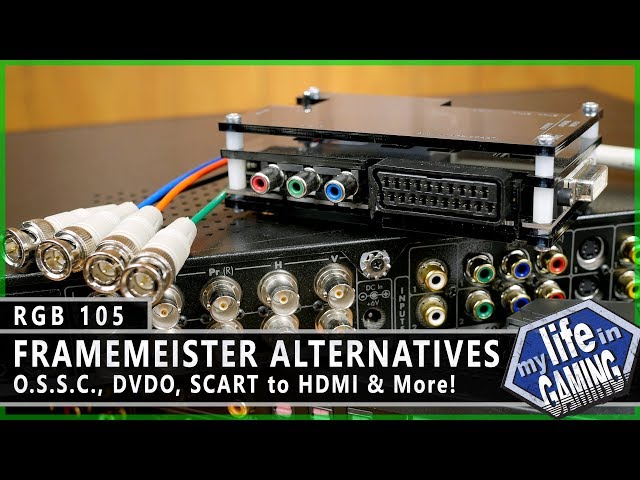 Framemeister Alternatives - OSSC, DVDO, and SCART to HDMI :: RGB105 / MY LIFE IN GAMING
