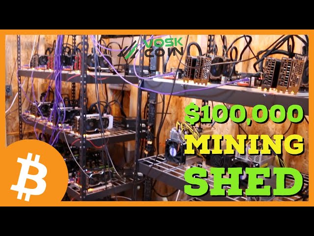 I Spent $100,000 Building a CRYPTOCURRENCY & BITCOIN MINING SHED?!