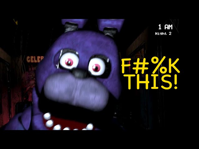 F#%K THIS SCARY ASS GAME! [FIVE NIGHTS AT FREDDY'S] [NIGHTS 1 & 2]