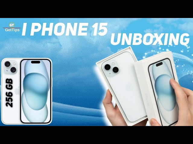 iPhone 15 Blue 256GB Unboxing In Hindi..🔥🔥😍 Details Review