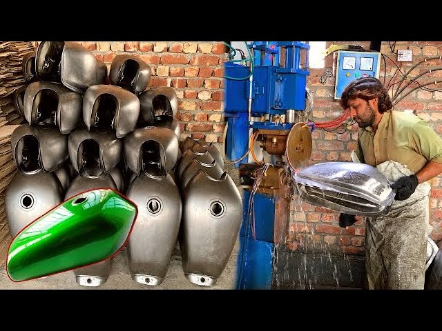 Amazing Manufacturing process of Motorcycle Fuel Tank With minimal tools