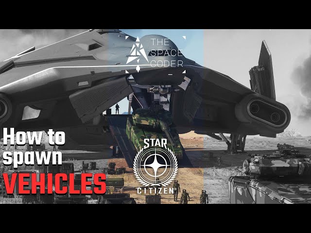 Star Citizen - How to spawn vehicles #Shorts