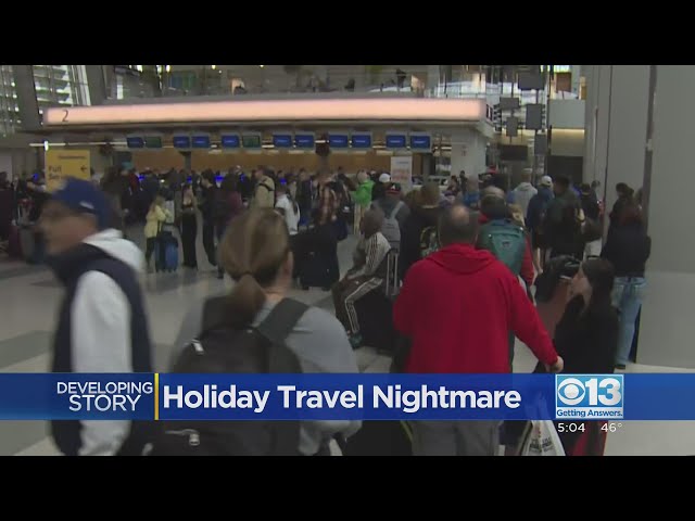 Holiday travel nightmare felt at Sacramento International Airport