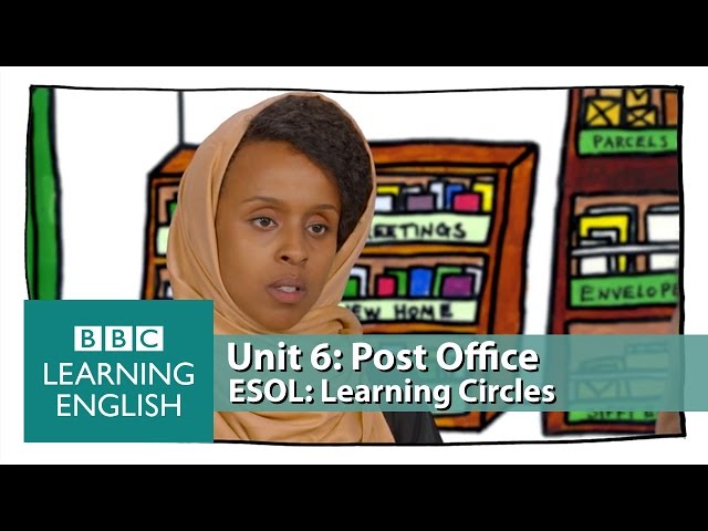 Learning Circles - Post Office: English words and phrases for asking about times and prices.