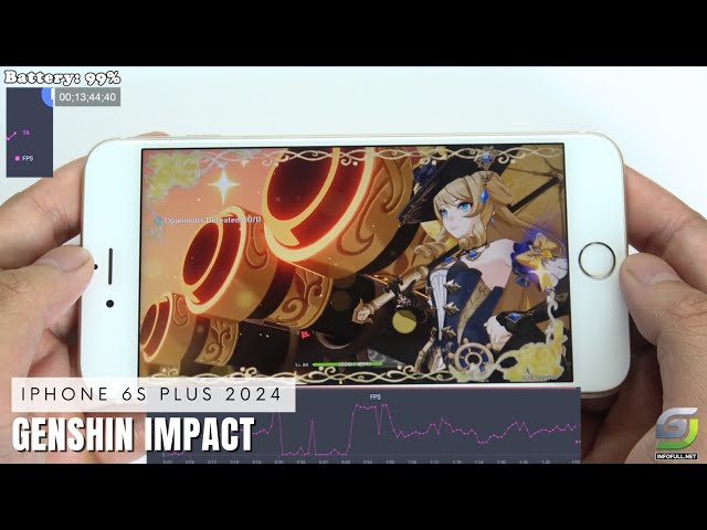 iPhone 6s Plus test game Genshin Impact Max Graphics | Highest 60FPS