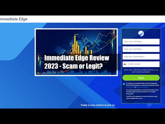 Immediate Edge Review 2023 - Scam or Legit?