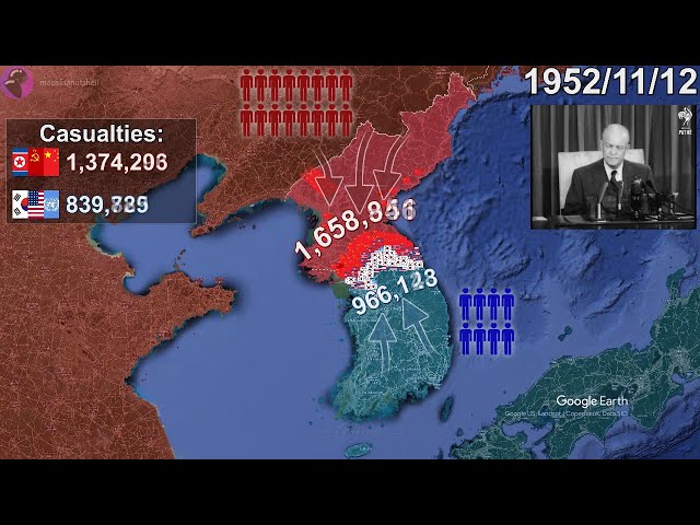 The Korean War using Google Earth [Extended]
