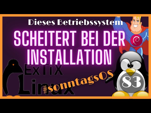 Installation nicht möglich - ExTiX 23.4 - #SonntagsOS - 83