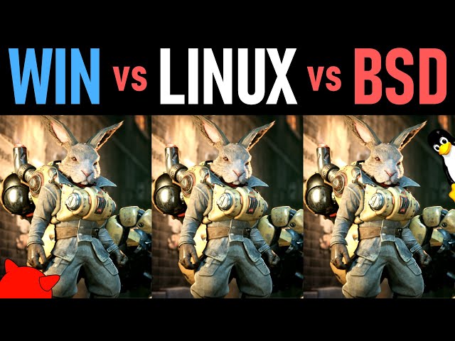 Linux vs FreeBSD vs Windows Gameplay Performance Comparison (2024)