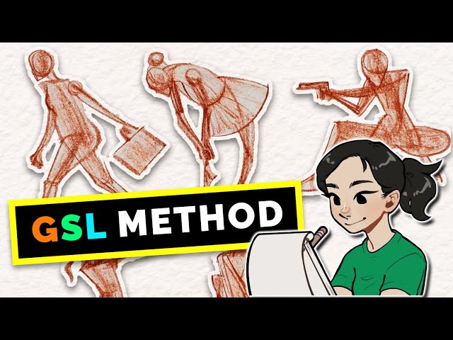 How to Draw Dynamic Figures with the GSL Method (Easy Anatomy)