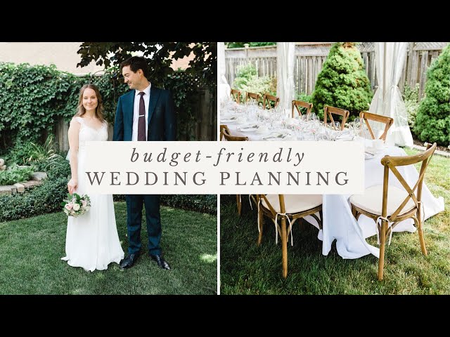 MINIMAL + Budget-Friendly Wedding Planning | How Much Our Backyard Wedding Cost