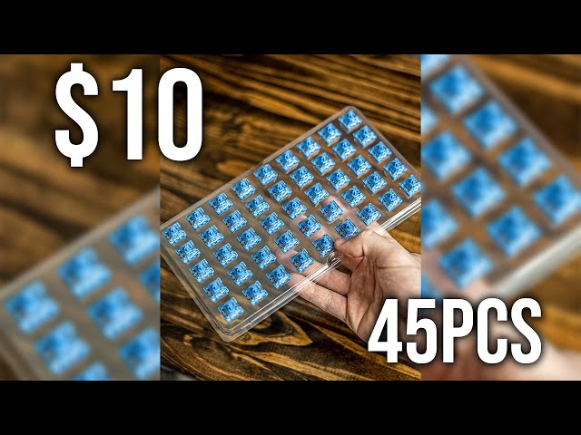 Best Budget Switch for $10 - Akko Ocean Blue Review #Shorts