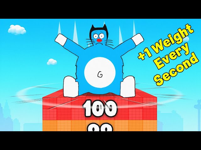 OGGY IS GAINING +1 WEIGHT IN EVERY SECOND (ROBLOX)