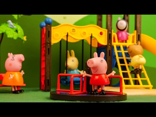 Peppa Pig goes to the Playground
