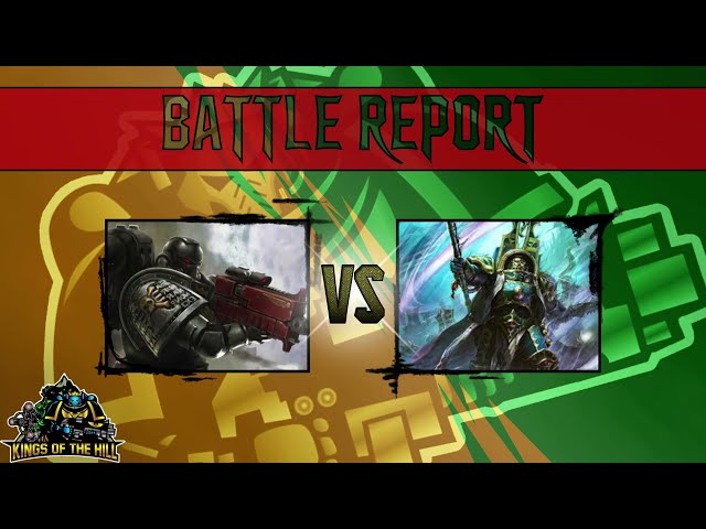 Thousand Sons vs  Adeptus Astartes - Deathwatch - 40k Battlereport 9. Edition