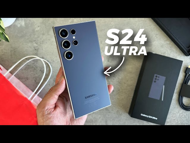 Samsung Galaxy S24 Ultra UNBOXING - Titanium Violet