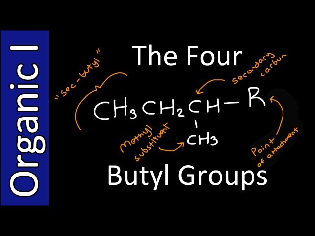 Memorizing The Four Butyl Groups  - Organic Chemistry I
