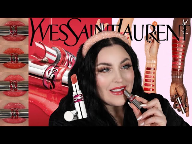 YSL CANDY GLAZE LIP GLOSS STICKS SWATCHES & REVIEW