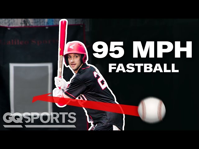 Can an Average Guy Hit a 95 MPH Fastball? | Above Average Joe | GQ Sports